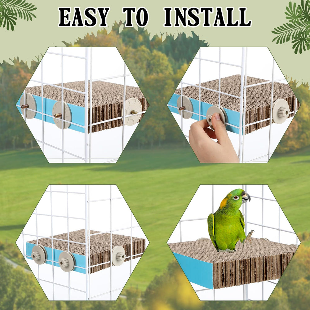 Skyygemm bird playground perch encourages jumping and relaxed claws