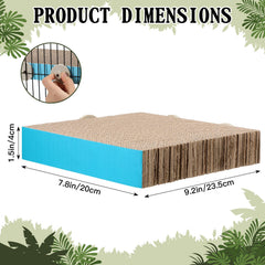 Skyygemm corrugated paper perch close-up shows durable chew surface