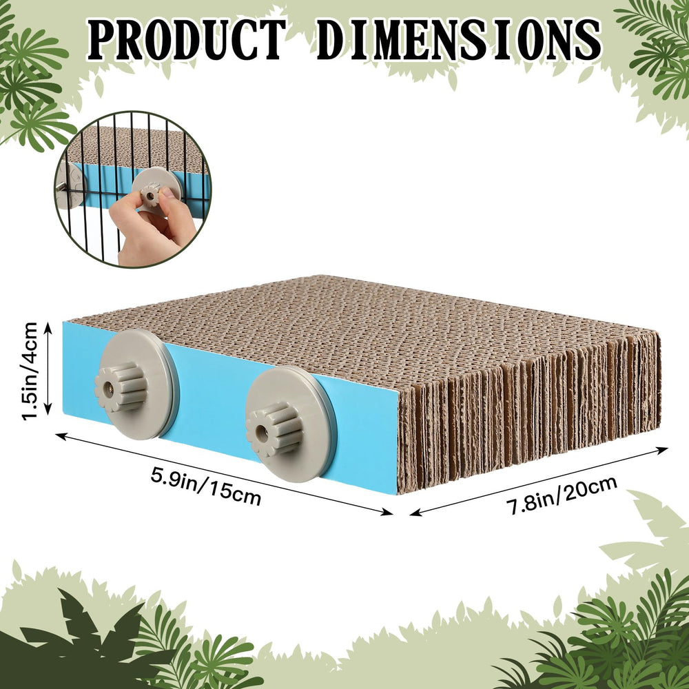 Skyygemm small bird perch fit cages - easy placement for most cages.