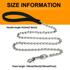 SLE 180cm length leash ideal for keeping close control in crowds.