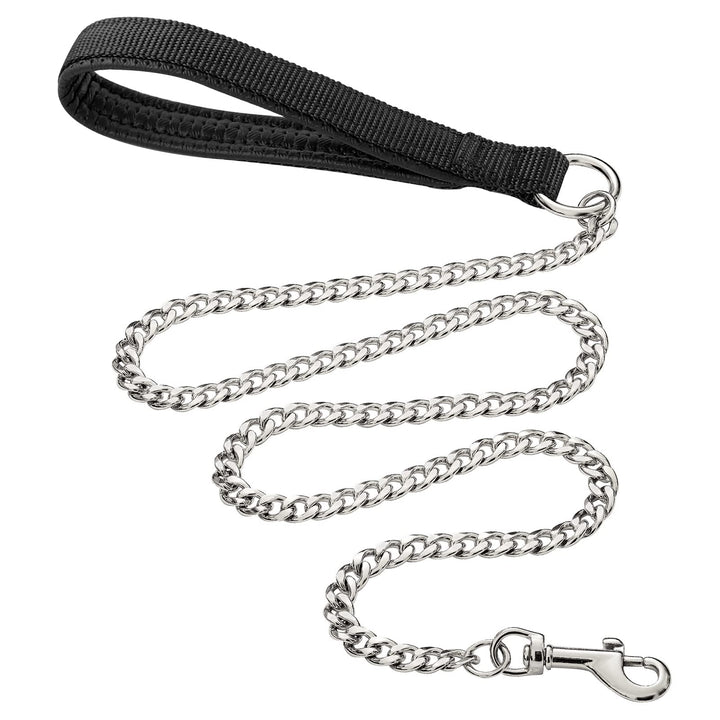 SLE heavy-duty metal dog leash 6ft for durable daily walks.