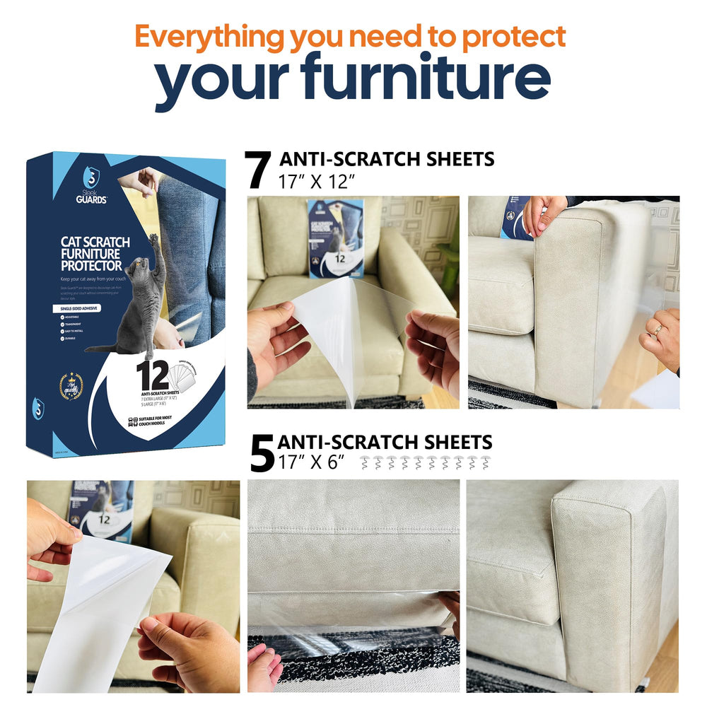 Sleek Guards sheet works on linen and cotton blends.