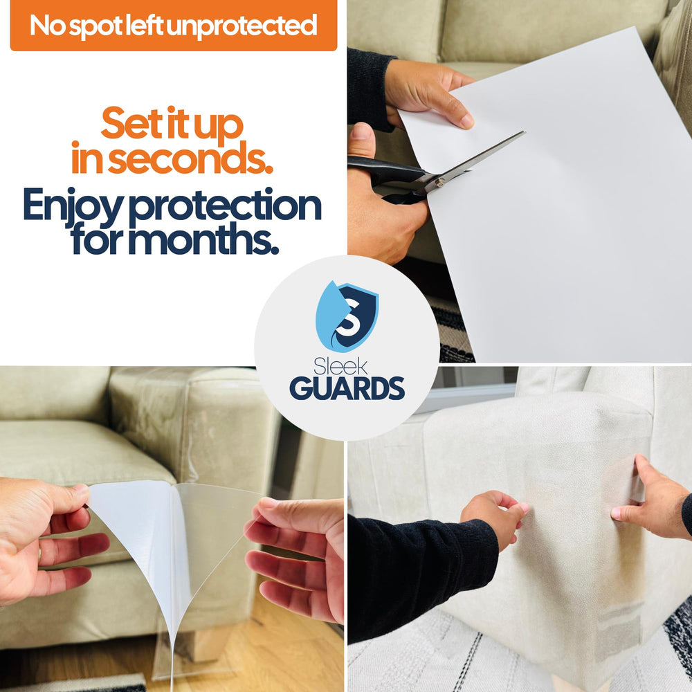 Twist pins secure Sleek Guards sheets for a snug, durable fit.