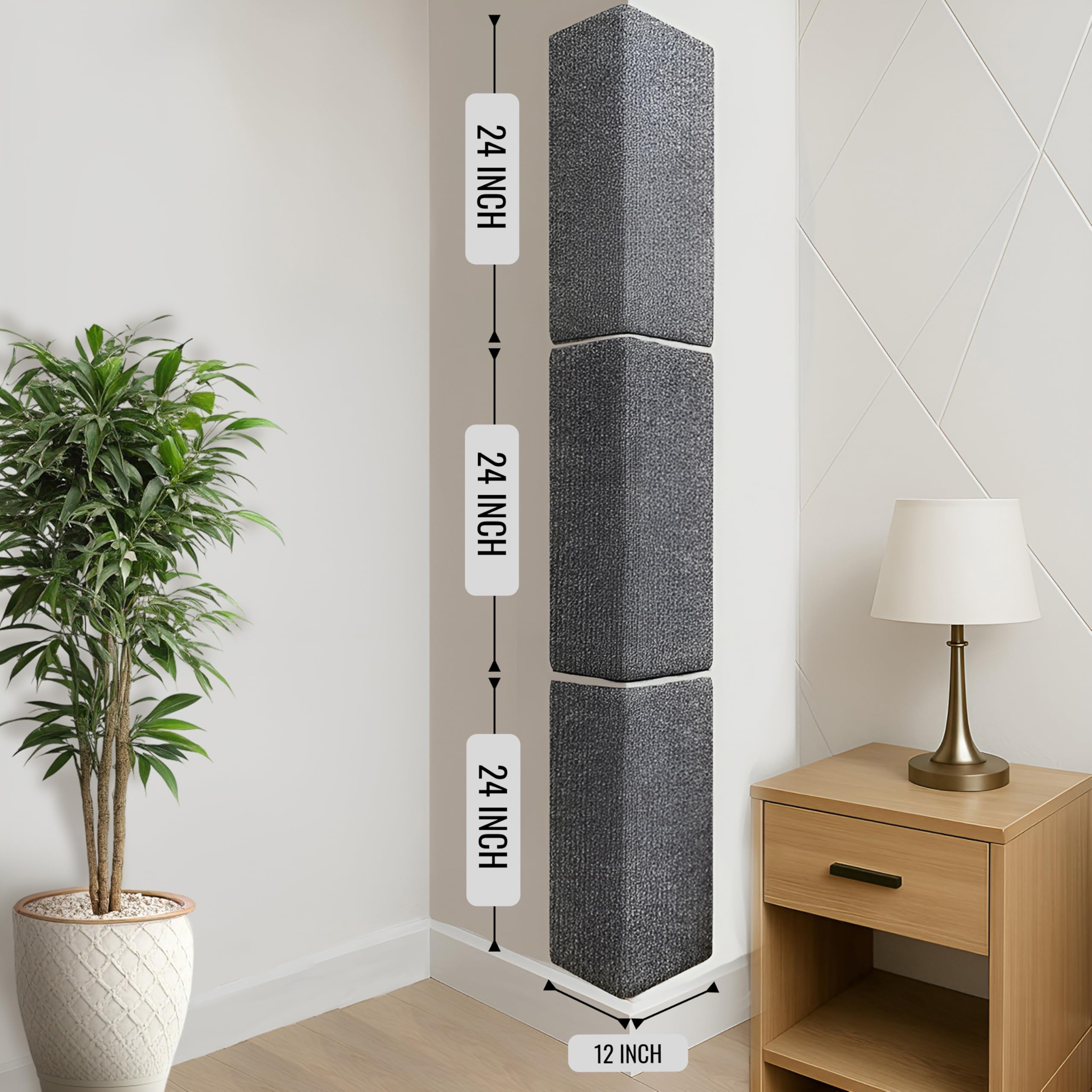 SleepGround adhesive Velcro install holds firmly on walls, wood, or tile