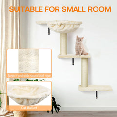 SLFYFC cat wall shelves ladder access encourages climbing and exercise
