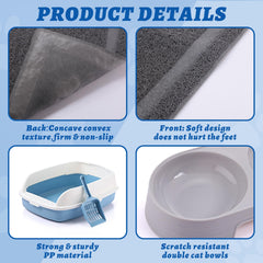 Sliner dual cat bowls focus on easy feeding and cleaning.