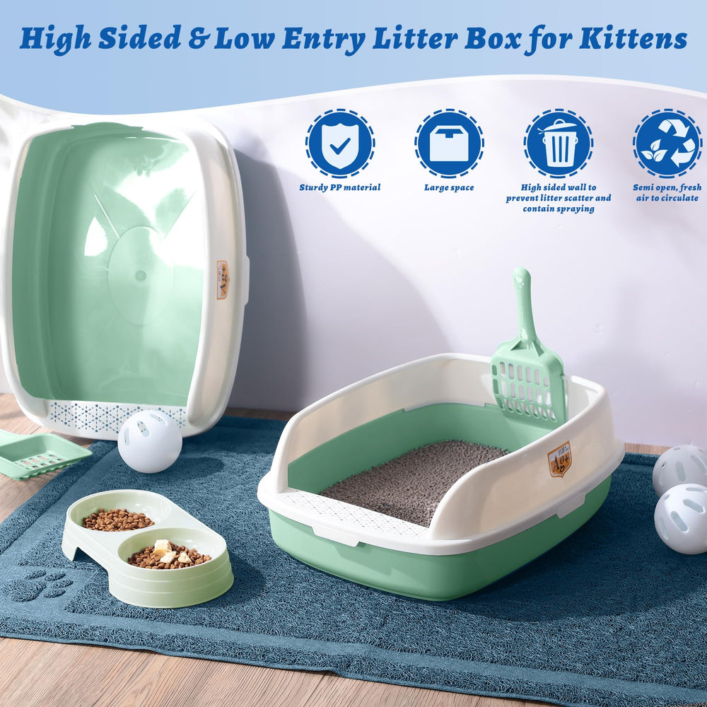 Sliner non-toxic PP cat bowls resist scratches and are easy to clean