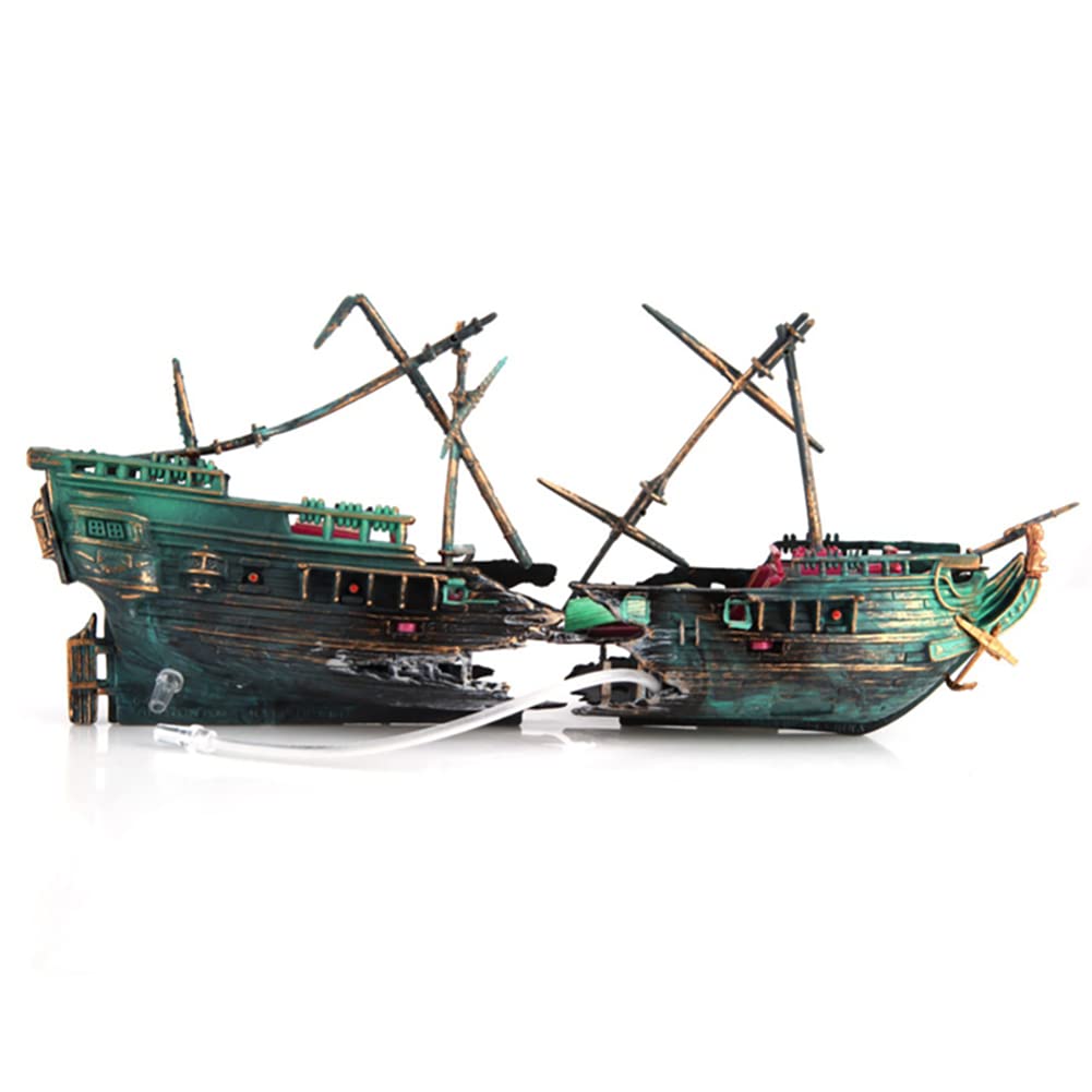 SLOCME shipwreck suitable for freshwater and saltwater setups
