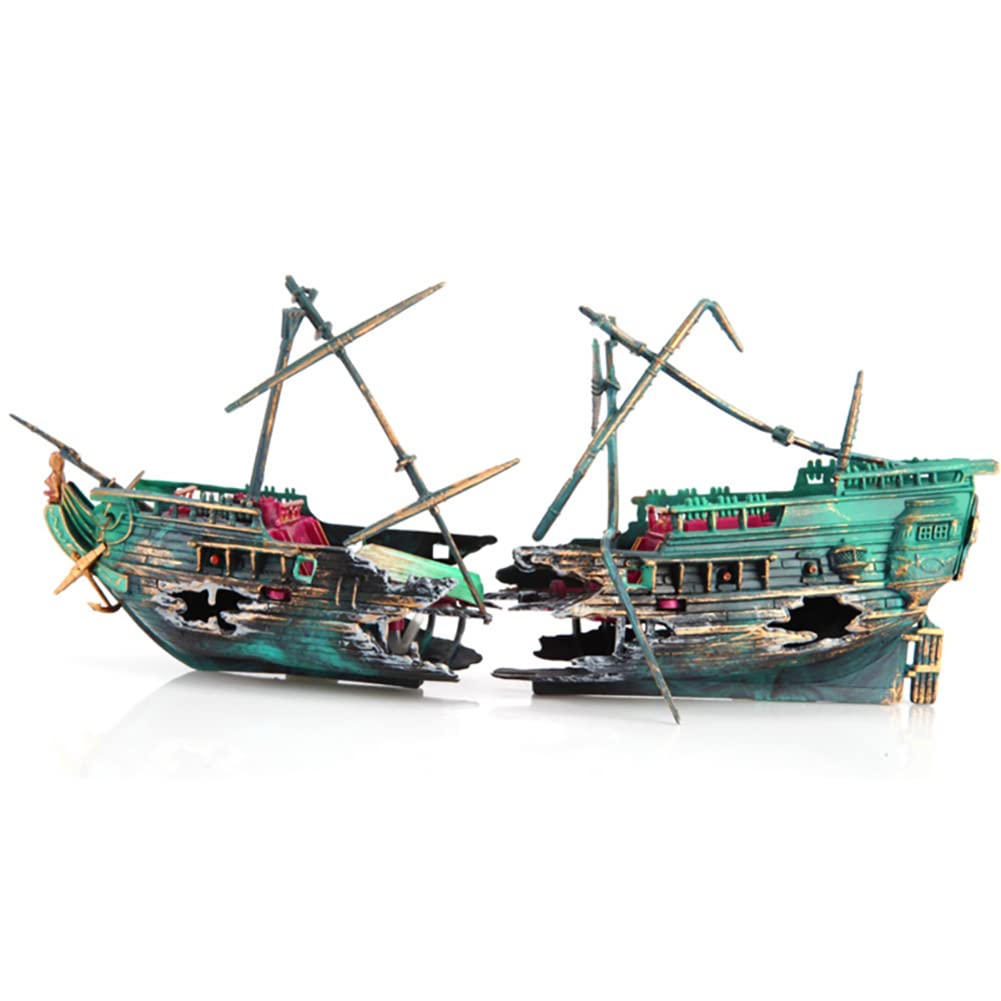 SLOCME shipwreck 10 inch size fits mid-sized tanks easily