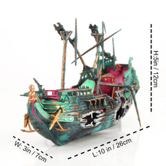 SLOCME sunken hull detail for realistic reef display