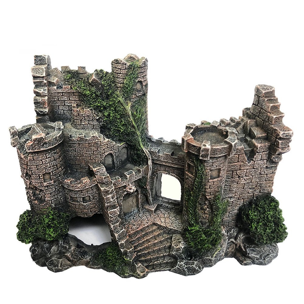 SLOCME colorful castle brings vibrant underwater scenery and shelter