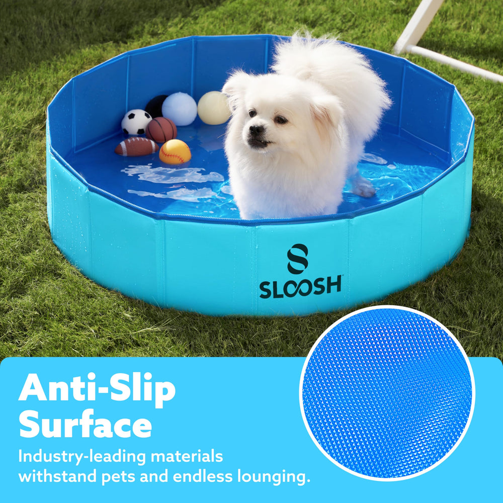 Sloosh non-slip bottom close-up for secure indoor splash sessions.