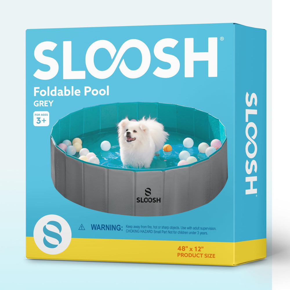 SLOOSH portable pool ready for trips and backyard soak.