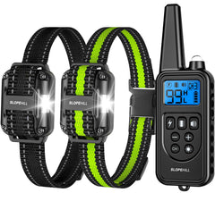 SLOPEHILL dog collar waterproof design supports all-weather training.