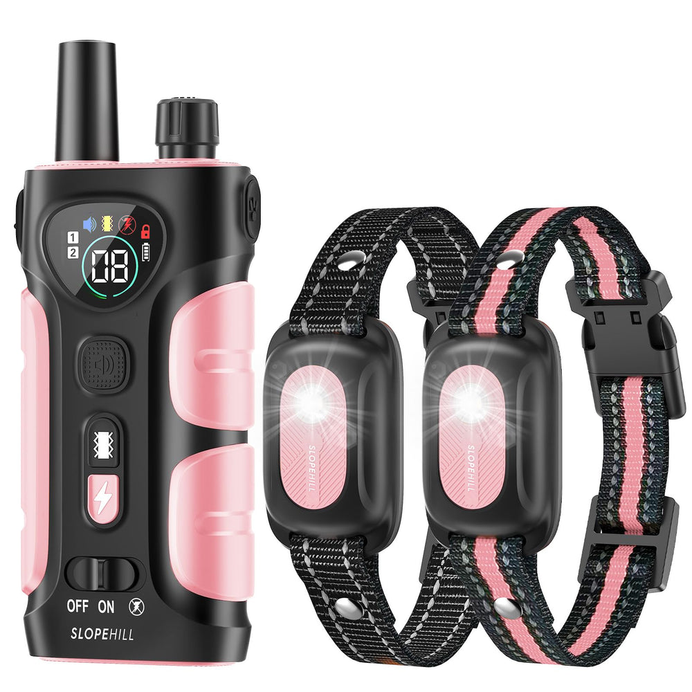 SLOPEHILL dog collar receiver with IPX8 waterproof rating for outdoor training.