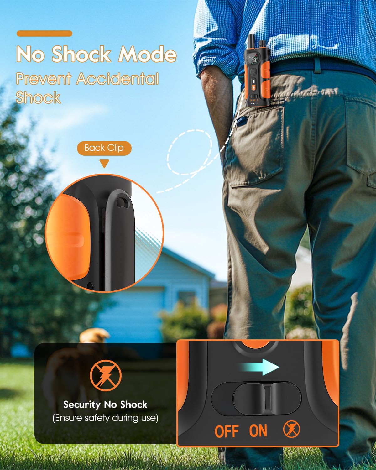 SLOPEHILL safe modes Beep and Vibration for gentle cues.