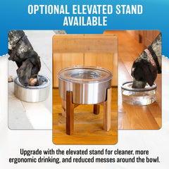 Slopper Stopper side view showing secure lid for travel and mess-free hydration