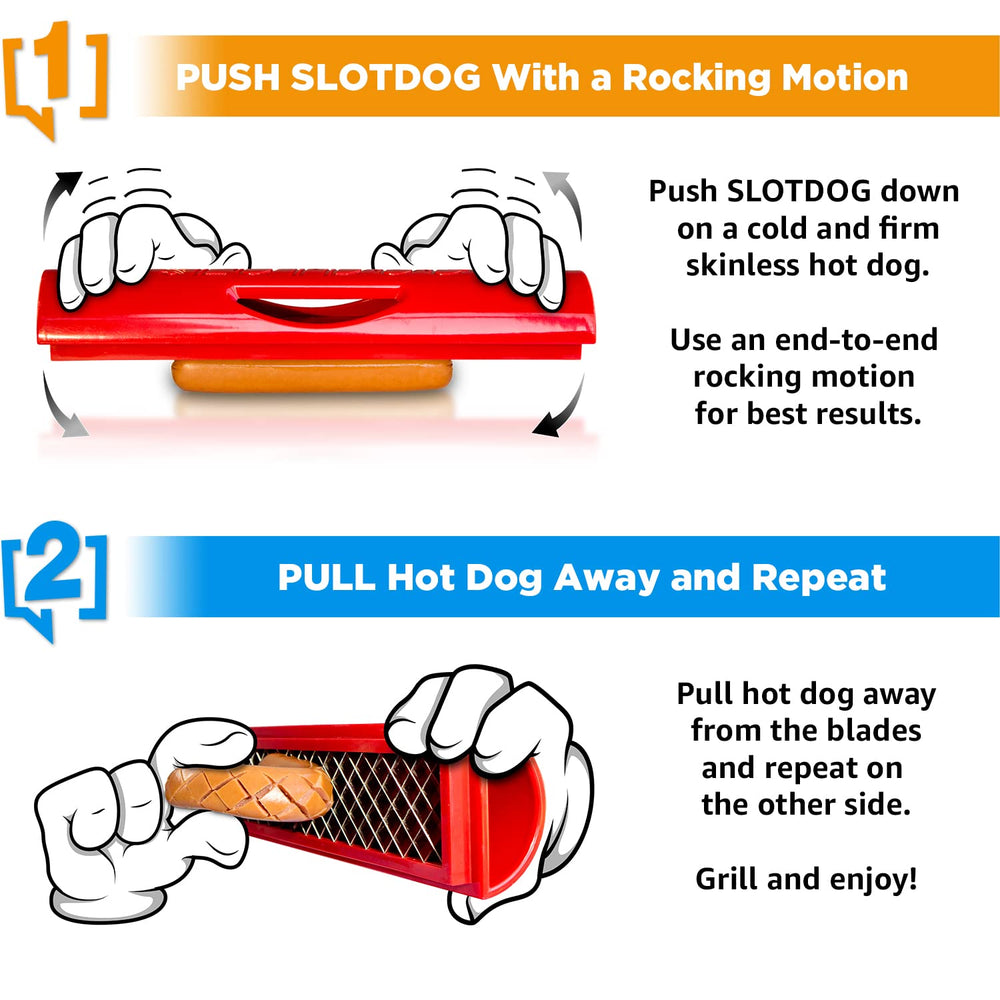 SLOTDOG dishwasher-safe design for quick cleanup after grilling sessions