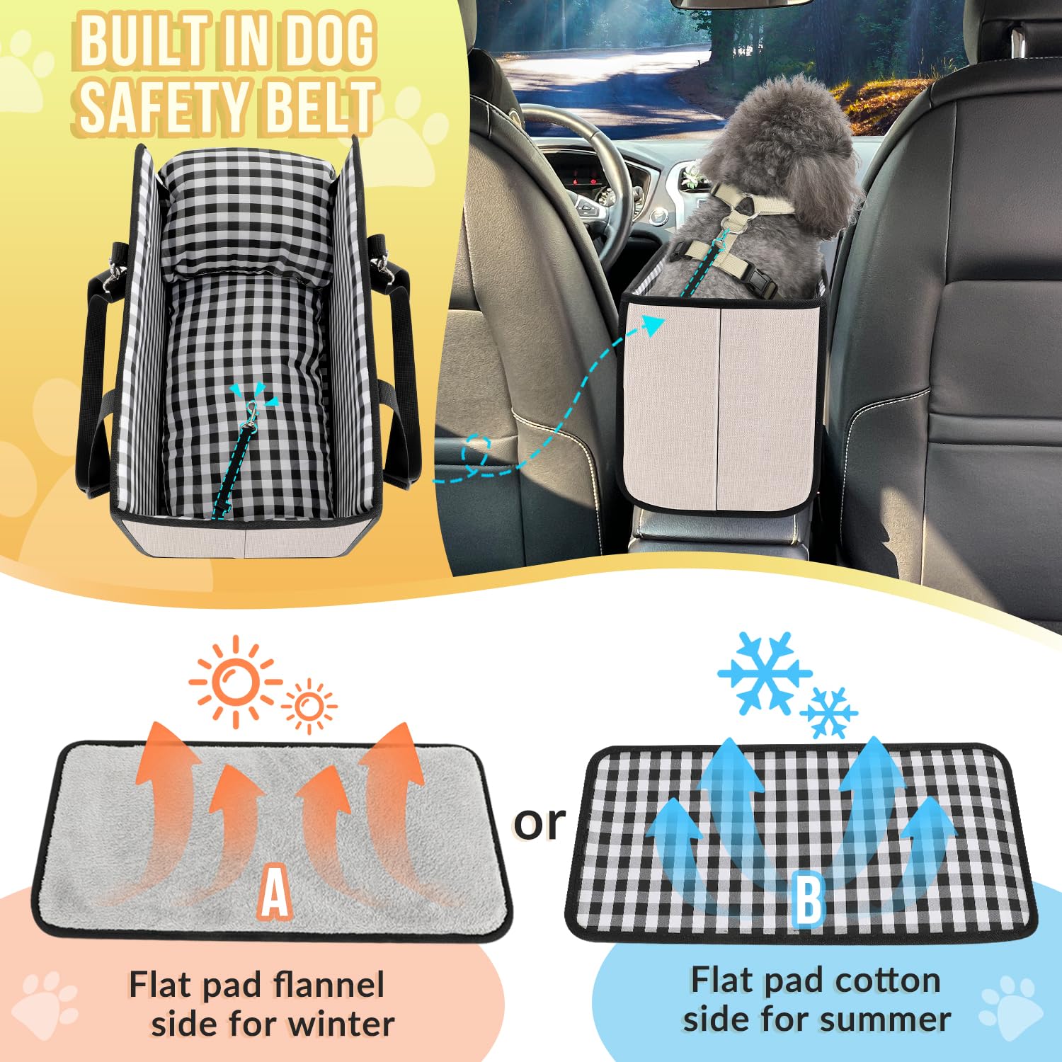 SlowTon center console seat features elastic straps for fit