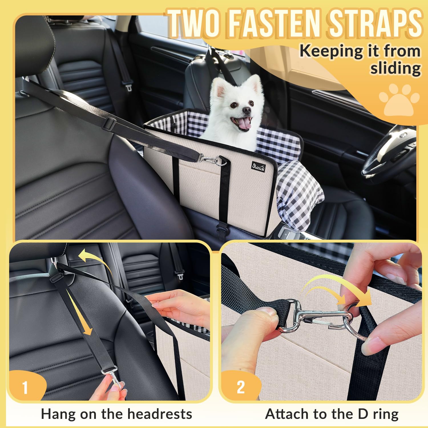 SlowTon anti-collapse console seat maintains a stable, safe base