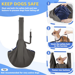 Safety hook and dual buttons keep pets secure during use.