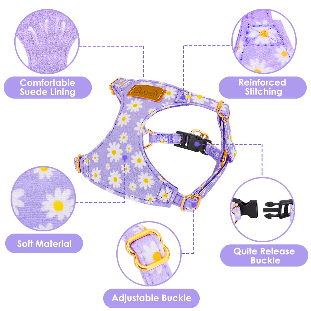 SlowTon harness with 360-degree leash rotation to prevent tangling.