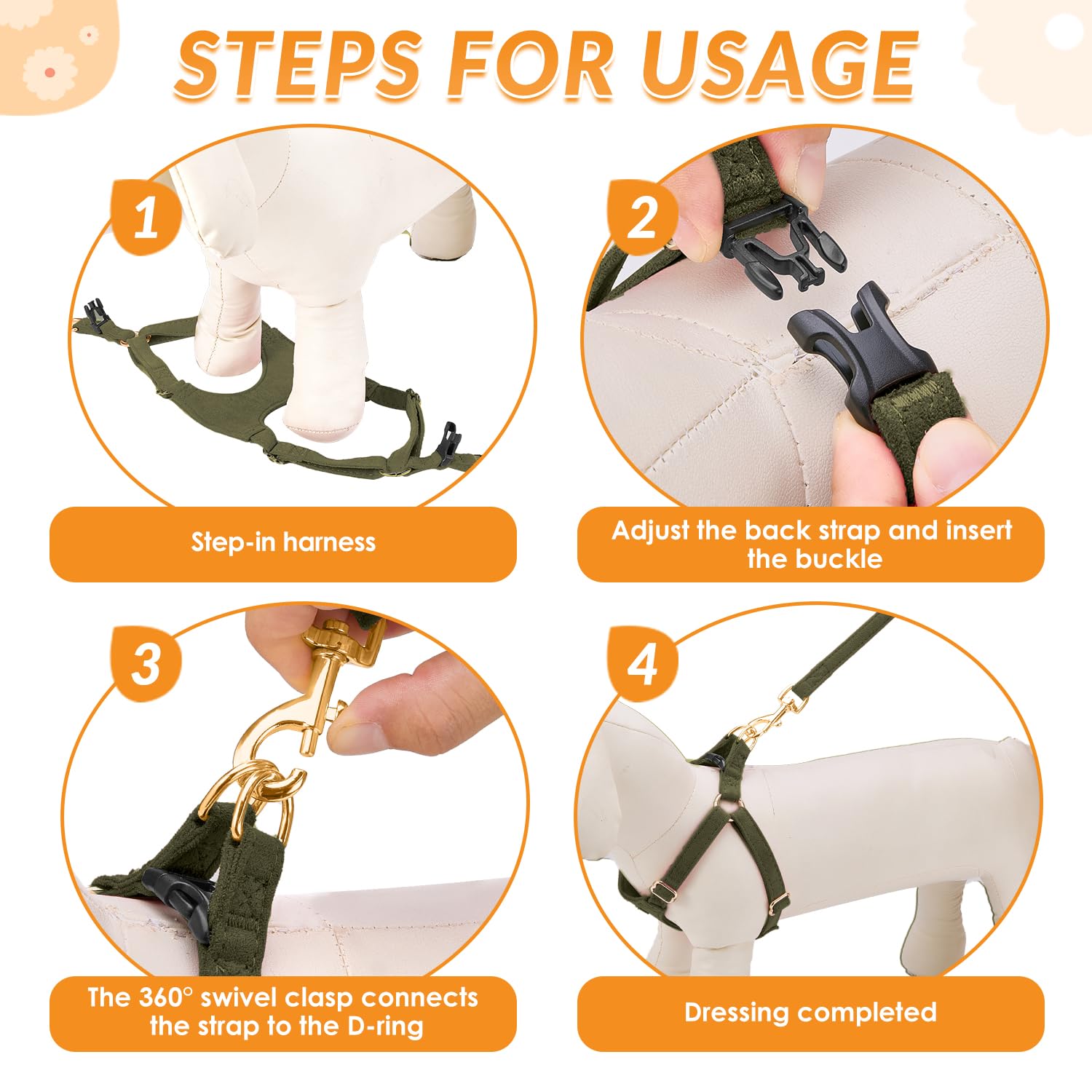 SlowTon lightweight strap harness preserves mobility with minimal added weight.