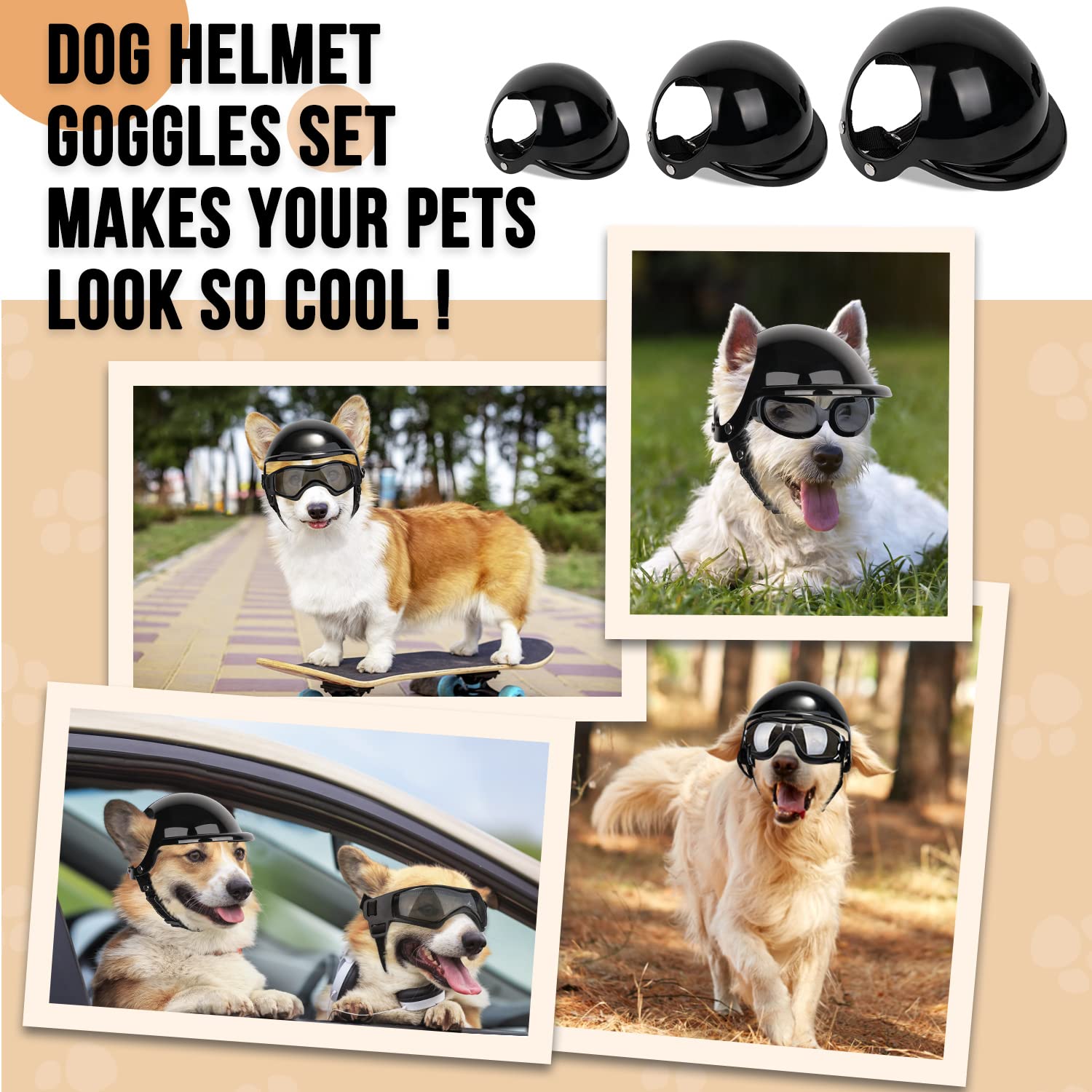 SlowTon protective gear fits small to large dogs for outdoor adventures.