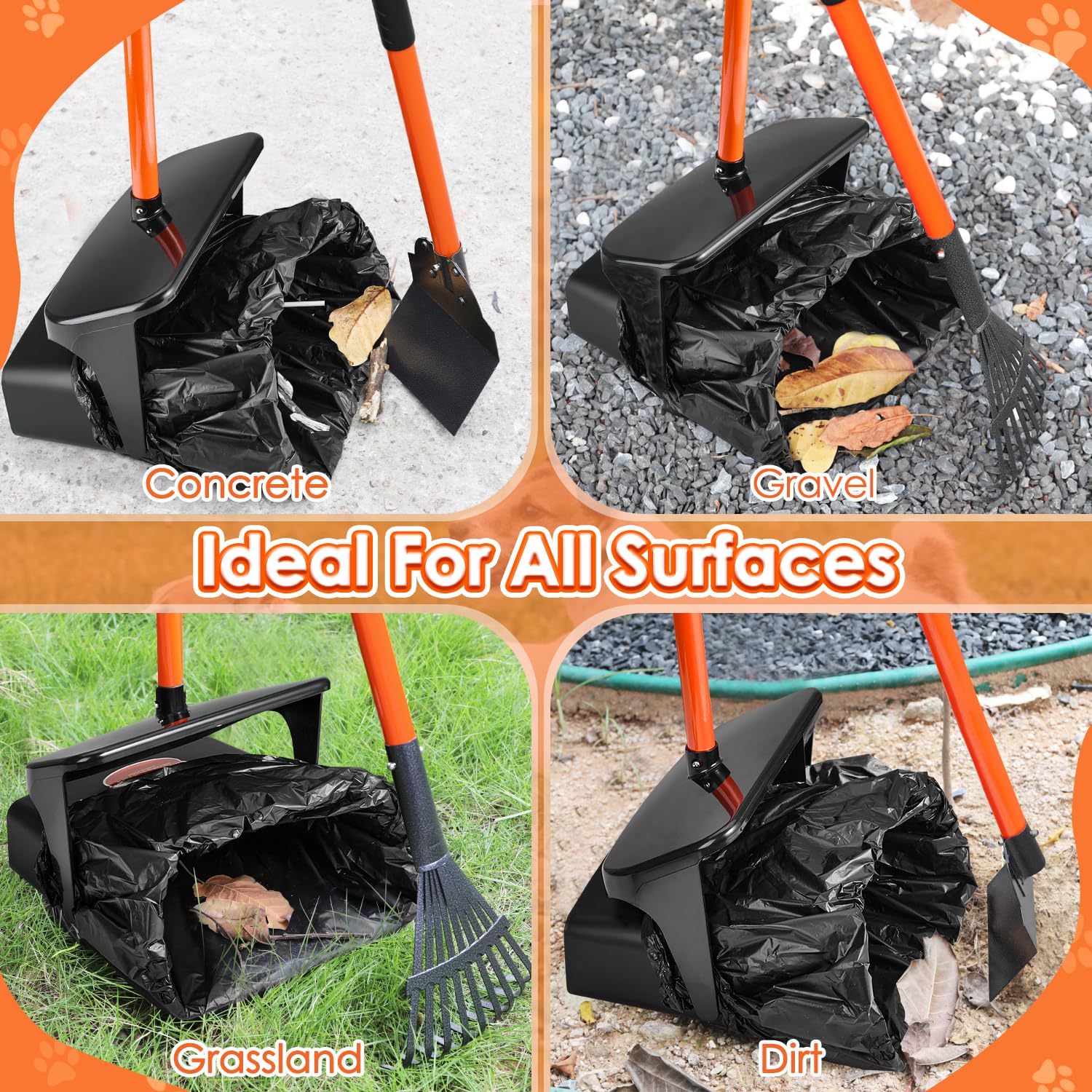 SlowTon spade for precise scooping on grass and gravel