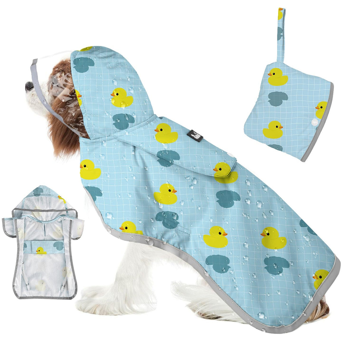 SlowTon dog raincoat waterproof outer layer keeps your dog dry