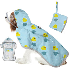 SlowTon dog raincoat waterproof outer layer keeps your dog dry