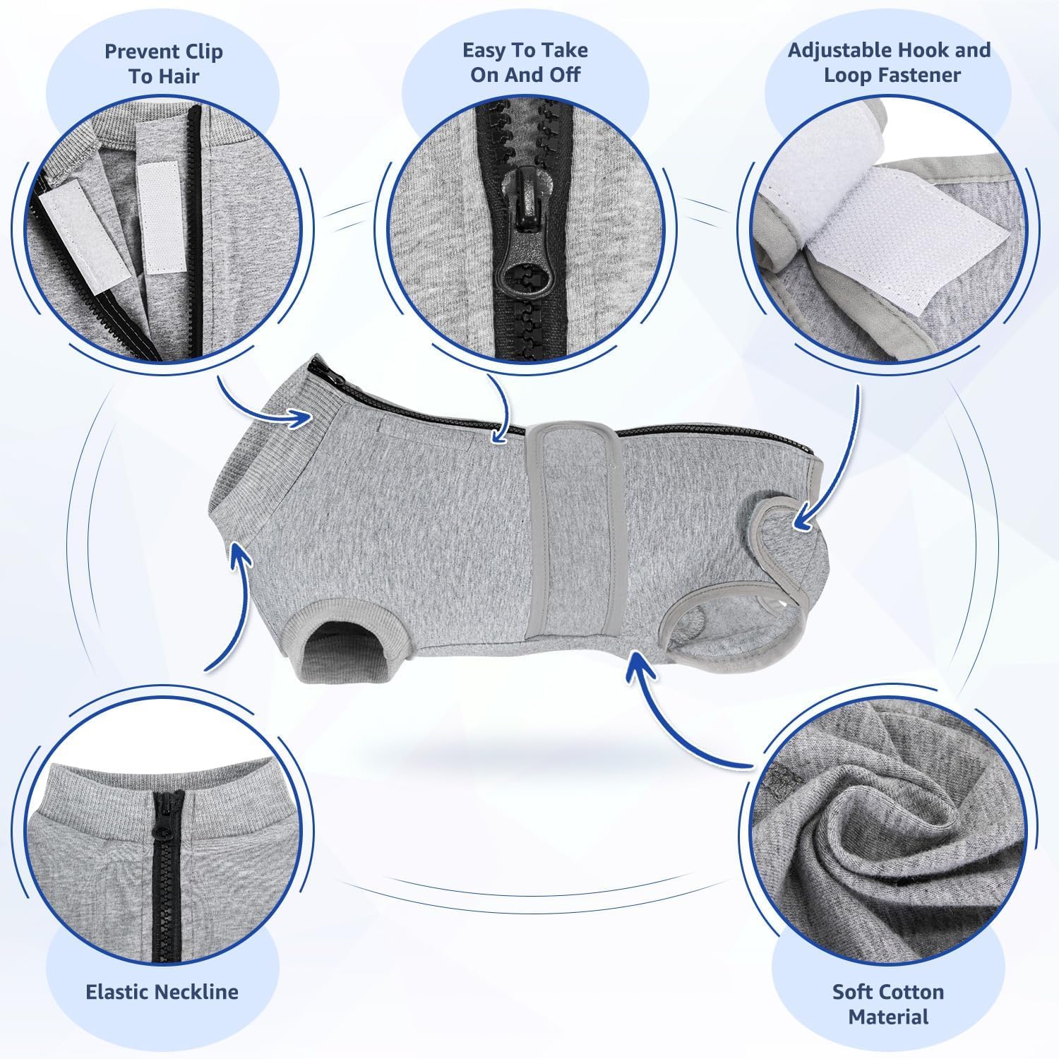 SlowTon dog surgery recovery suit toilet-friendly design for quick bathroom breaks.