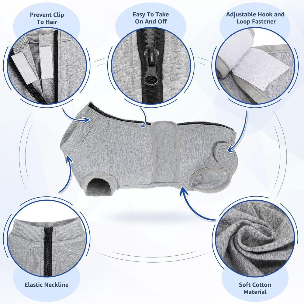 SlowTon dog surgery recovery suit toilet-friendly design for quick bathroom breaks.