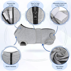 SlowTon dog surgery recovery suit toilet-friendly design for quick bathroom breaks.