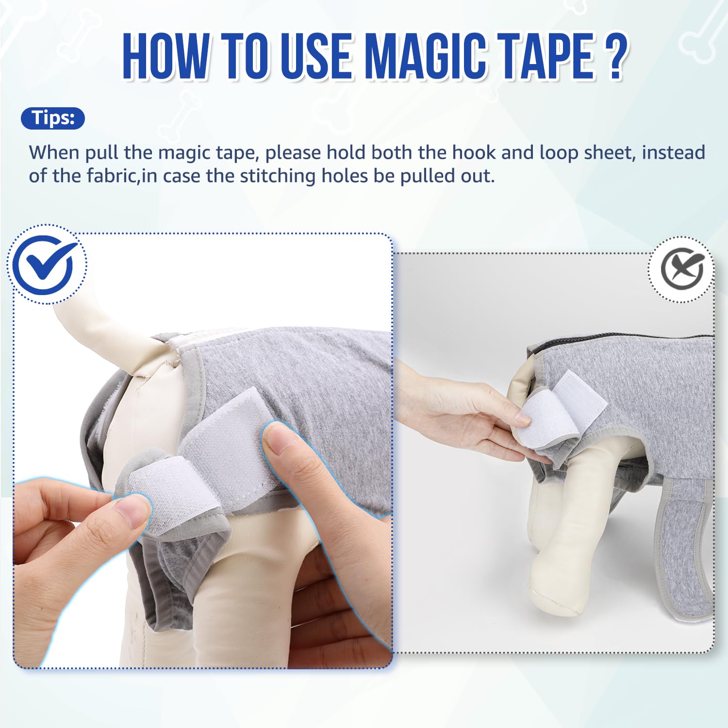 SlowTon dog surgery recovery suit machine washable for easy care.