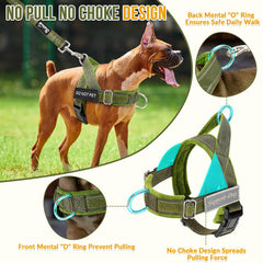 SlowTon harness back D-ring for daily walks and secure leash control.