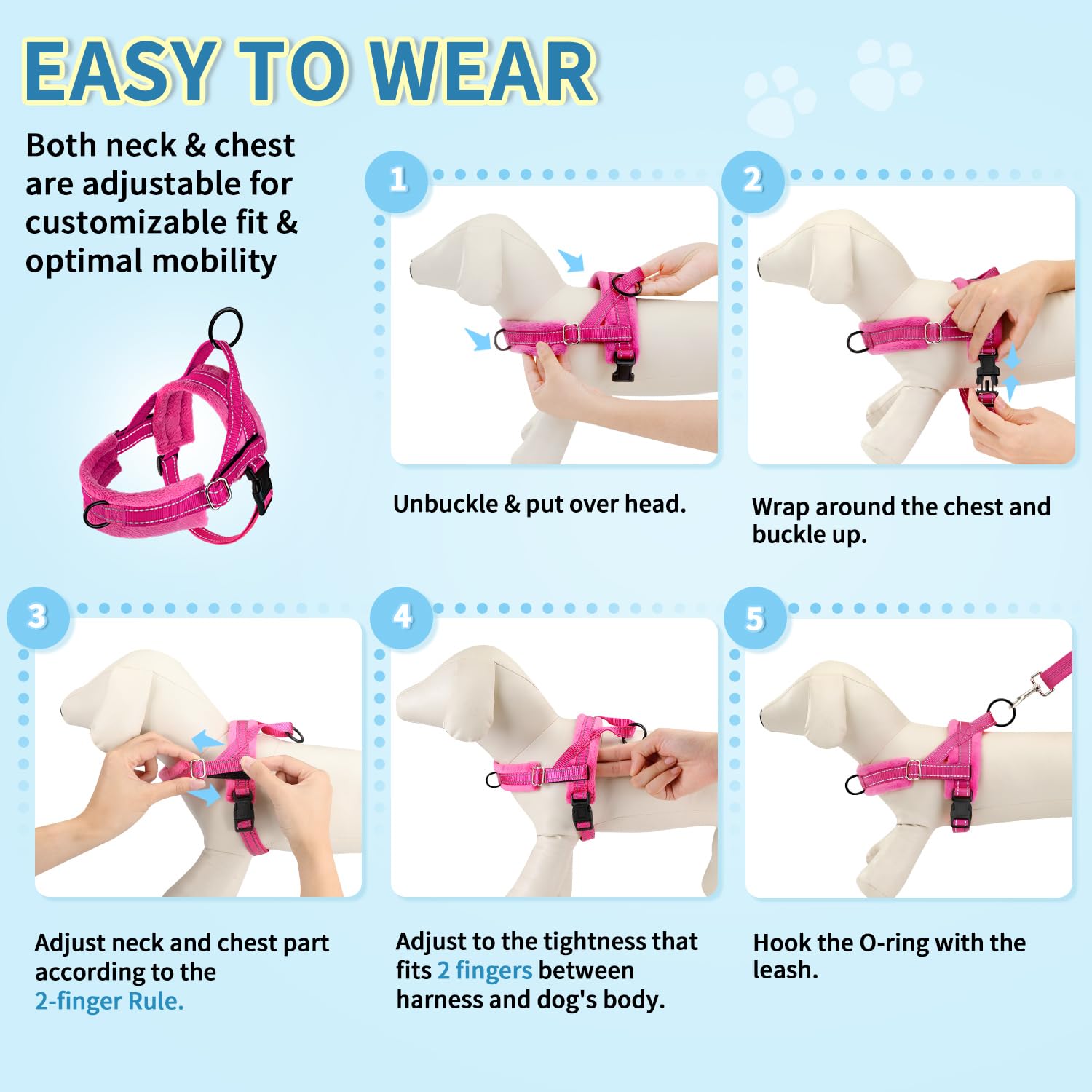 SlowTon adjustable leash length 3.3–4.9 ft for versatile outdoor use