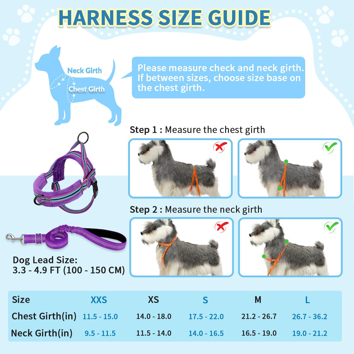 SlowTon No Pull Harness adjustable chest for secure wear.