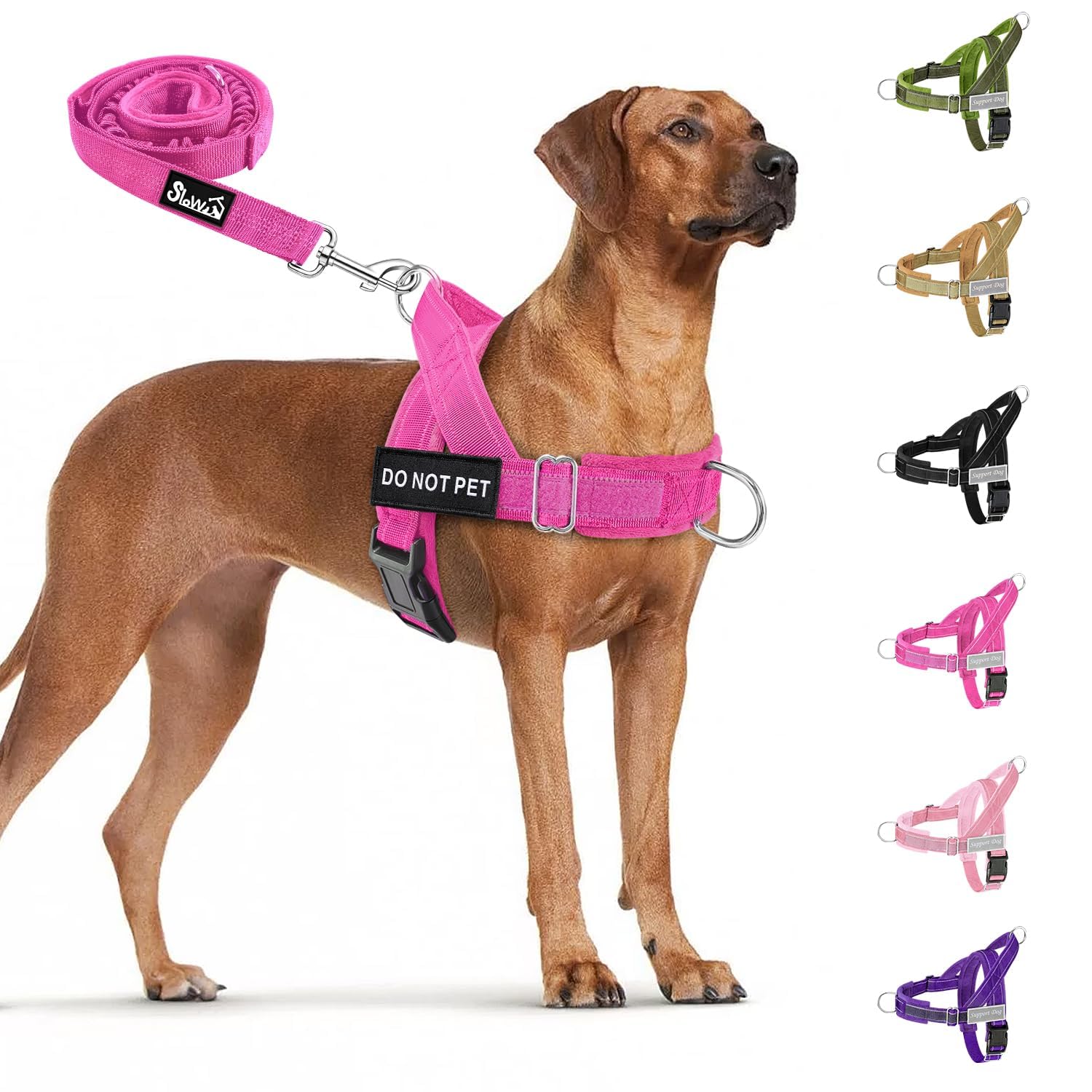 SlowTon No Pull Harness with front clip for training and daily walks
