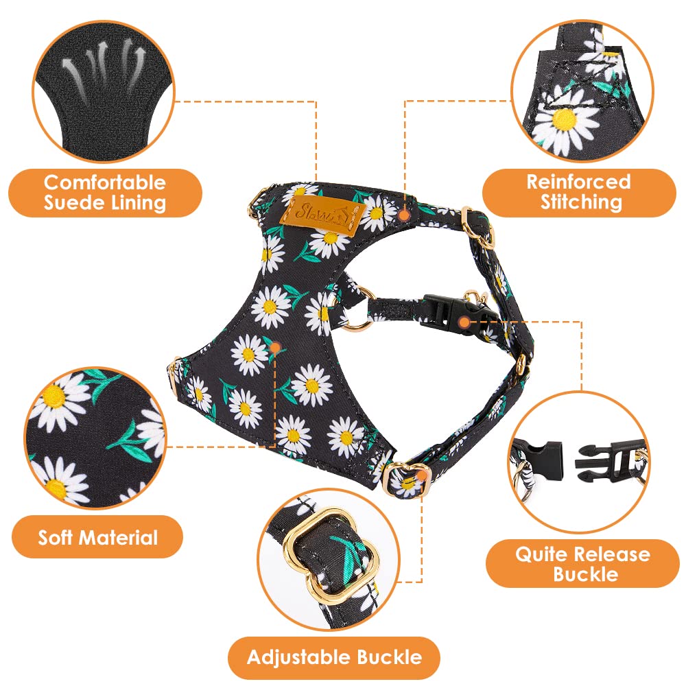 Compact XXS harness fits small dogs for daily outings