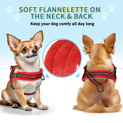 SlowTon no-pull harness back clip for unrestricted, comfortable daily outings.