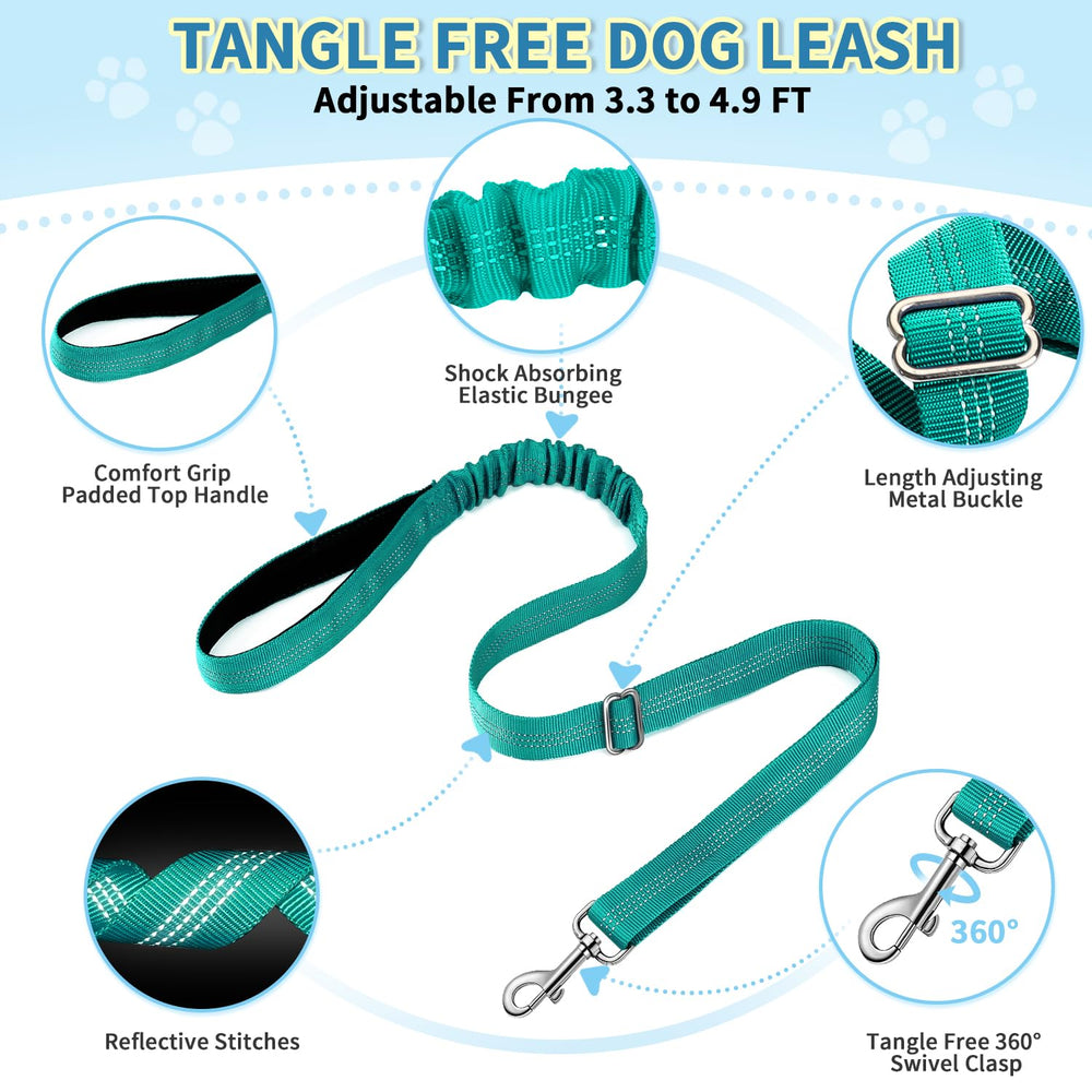 SlowTon padded-handle leash for comfortable grip during outdoor walks