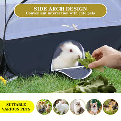SlowTon pop-up pet enclosure lightweight and travel-ready.