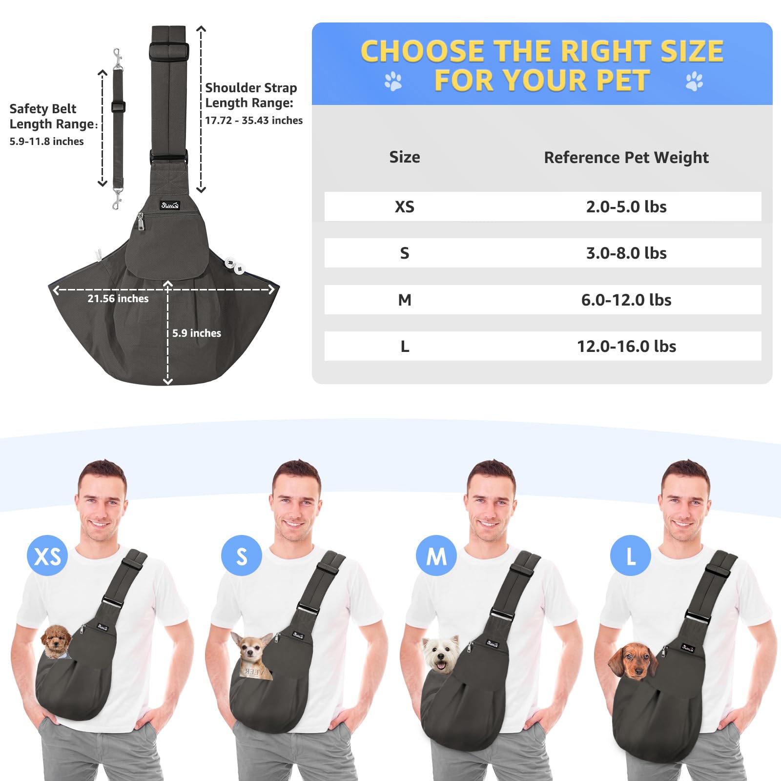 SlowTon supports small pets up to 12 lbs for versatile use.