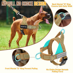 SlowTon soft padded dog harness providing comfortable wear