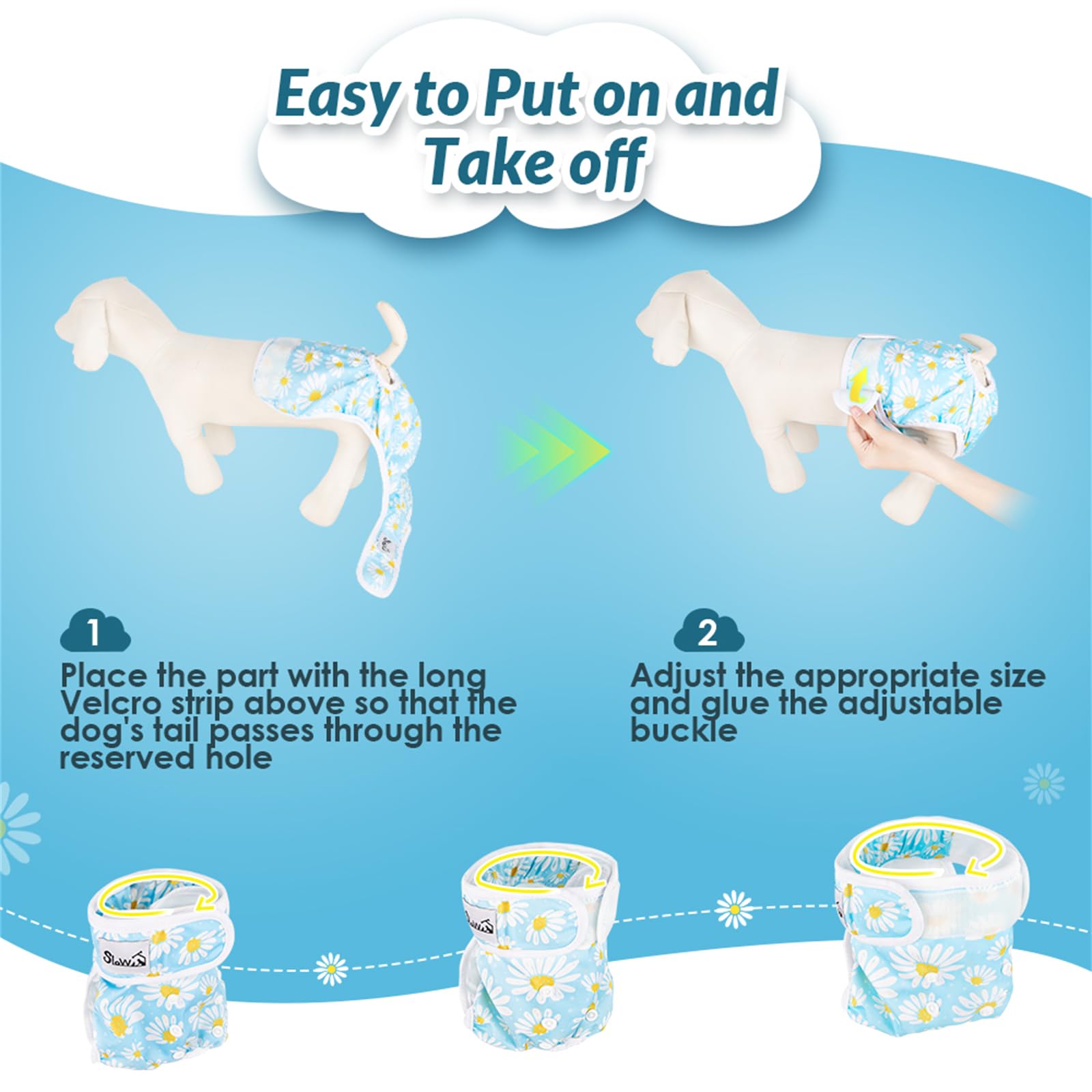 SlowTon machine-washable three-pack for easy daily changes