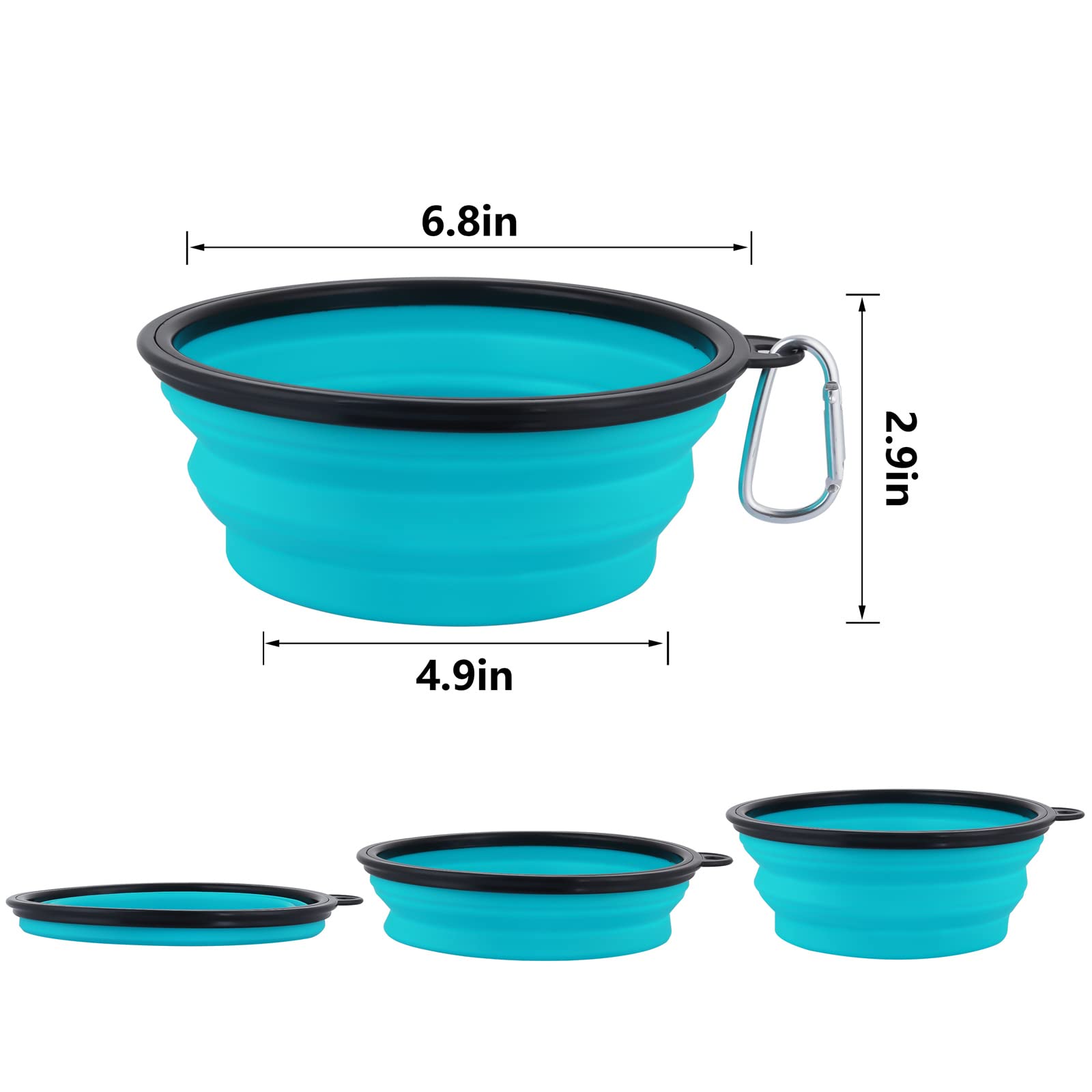 SLSON large-capacity bowl shows the lid protecting from dust.
