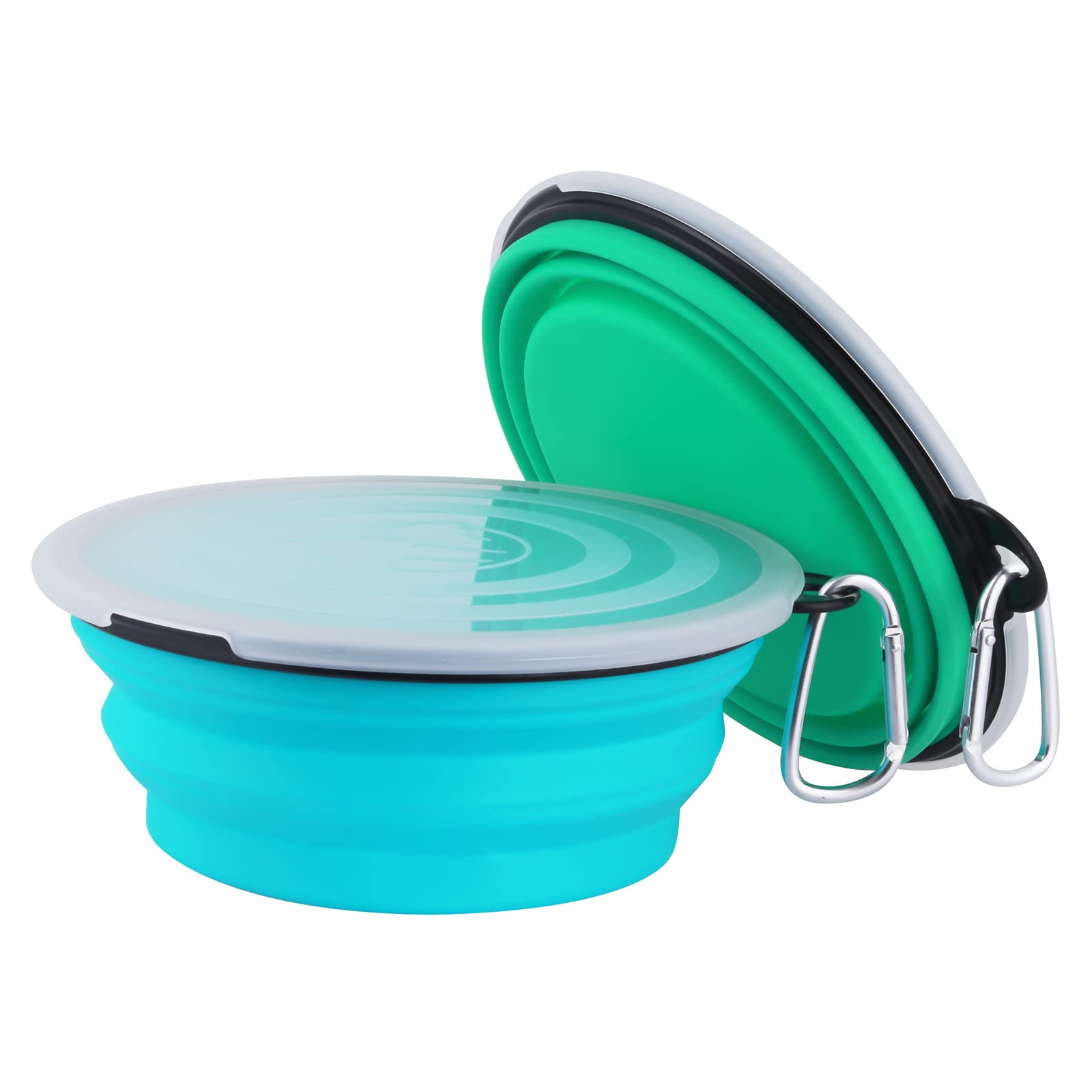 SLSON two-pack bowls in light blue and green for easy color matching.