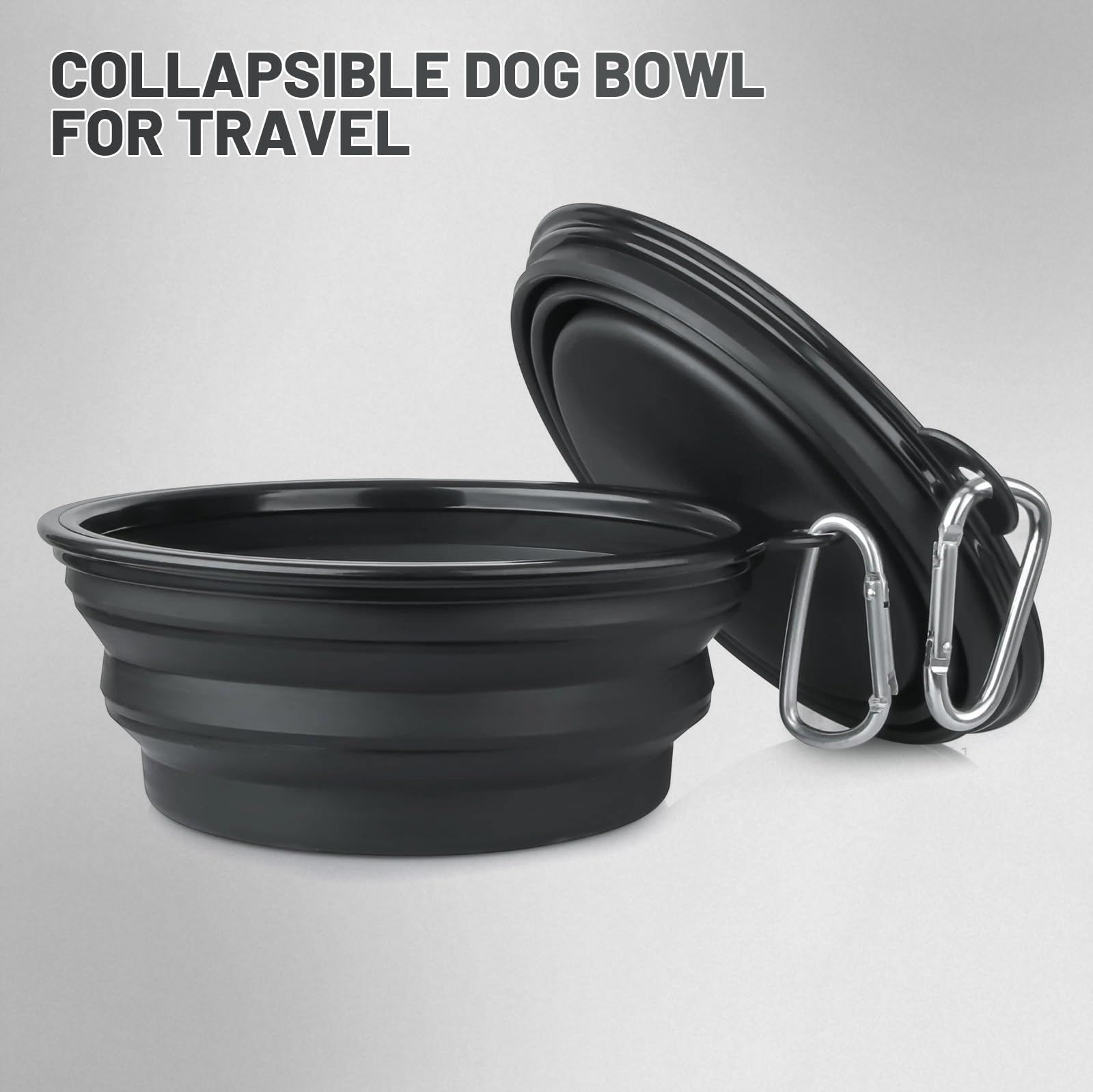 SLSON durable soft plastic bowls that are odorless and pet-safe