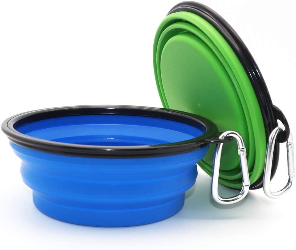 SLSON large dog bowl filled with water for on-the-go hydration.